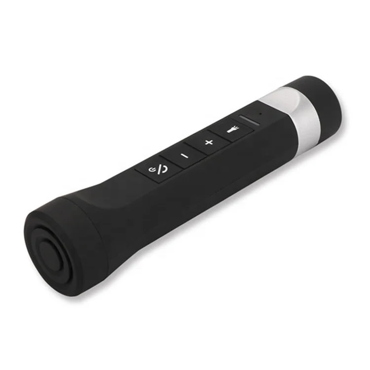 MGITEC Multifunctional LED Bike Flashlight with Portable Bluetooth Speaker and Power Bank Function