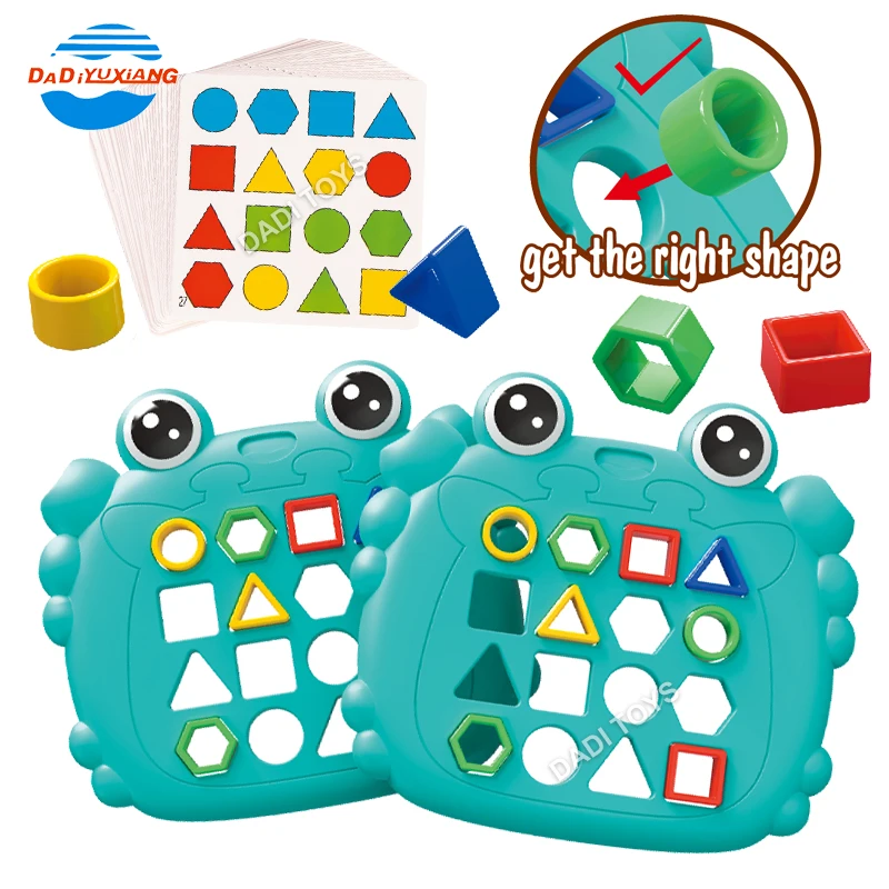 Plastic Crab Educational Sorting Matching Toys Game Shape Matching Toys