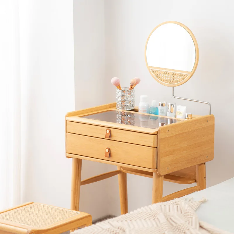 Space Saving Factory Price Dressing Table with Vanity Mirror