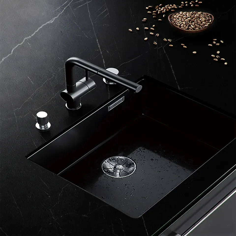 yuanda calacatta stone tiles engineered large slab black sintered stone slab wall interior-18