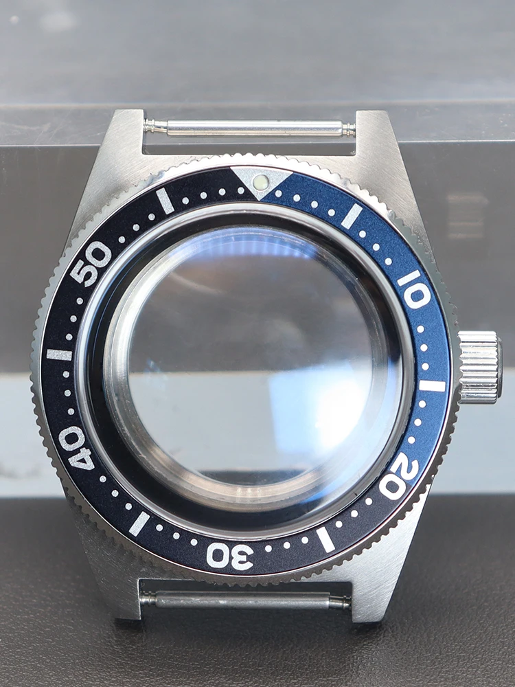 Custom 40mm Watch Case with Seiko 62MAS Sapphire Crystal