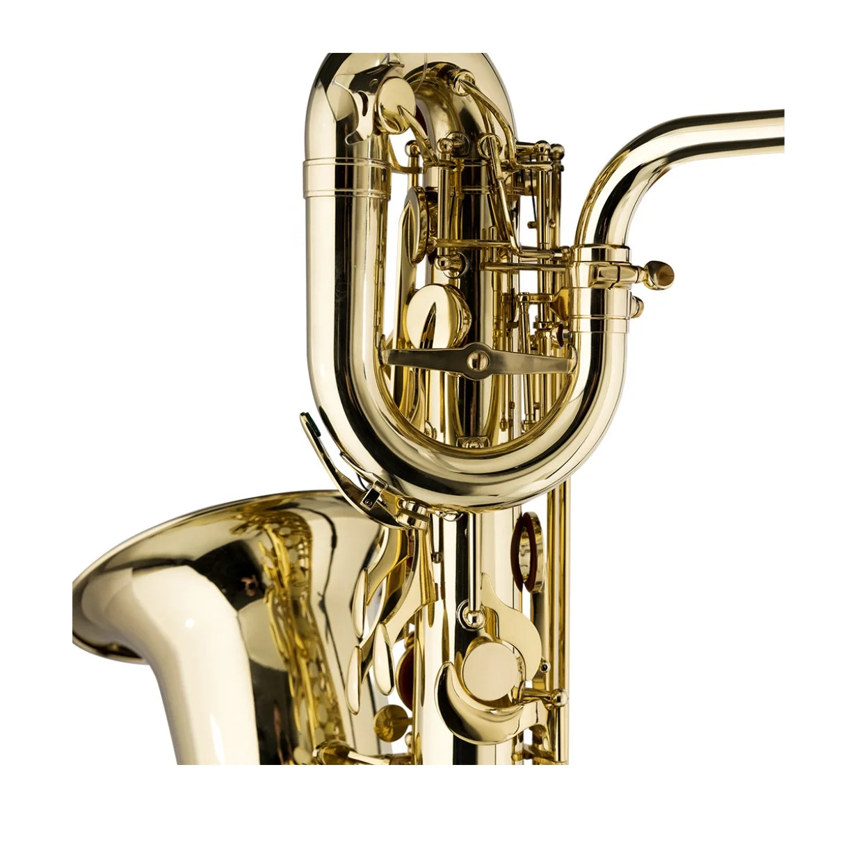 SEASOUND OEM Professional Baritone Saxophone EB Tone Gold Lacquer with High-grade Waterproof Case JYBS104