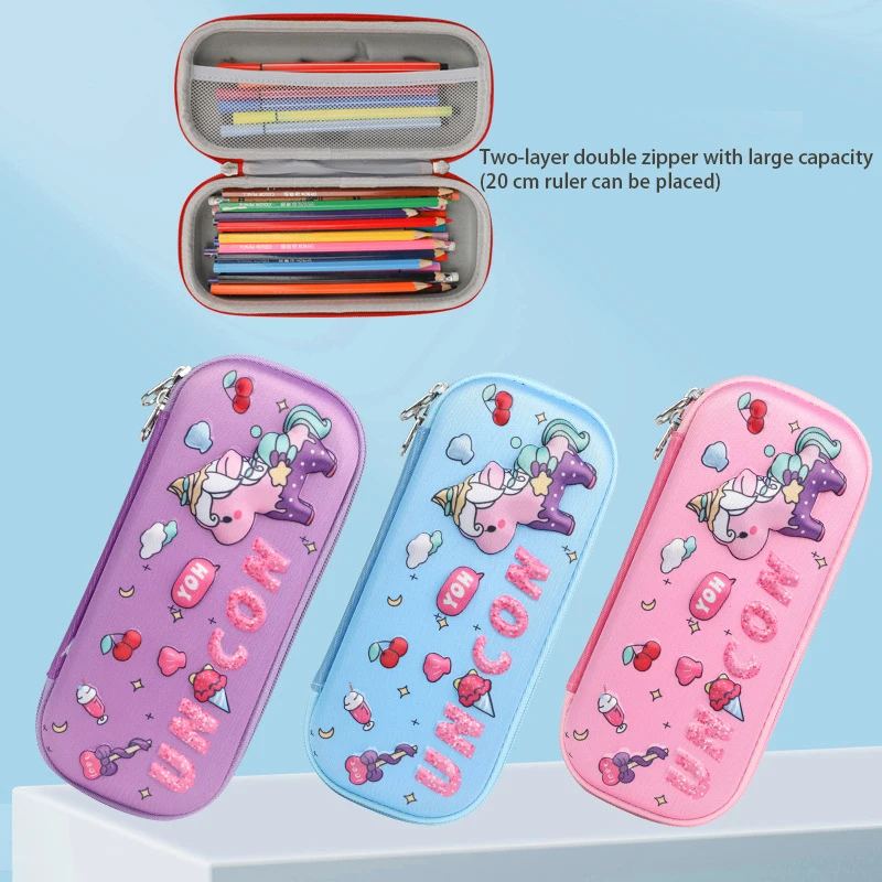 Lovely Pencils Bags Cute Cartoon Fall Resistant Children Students