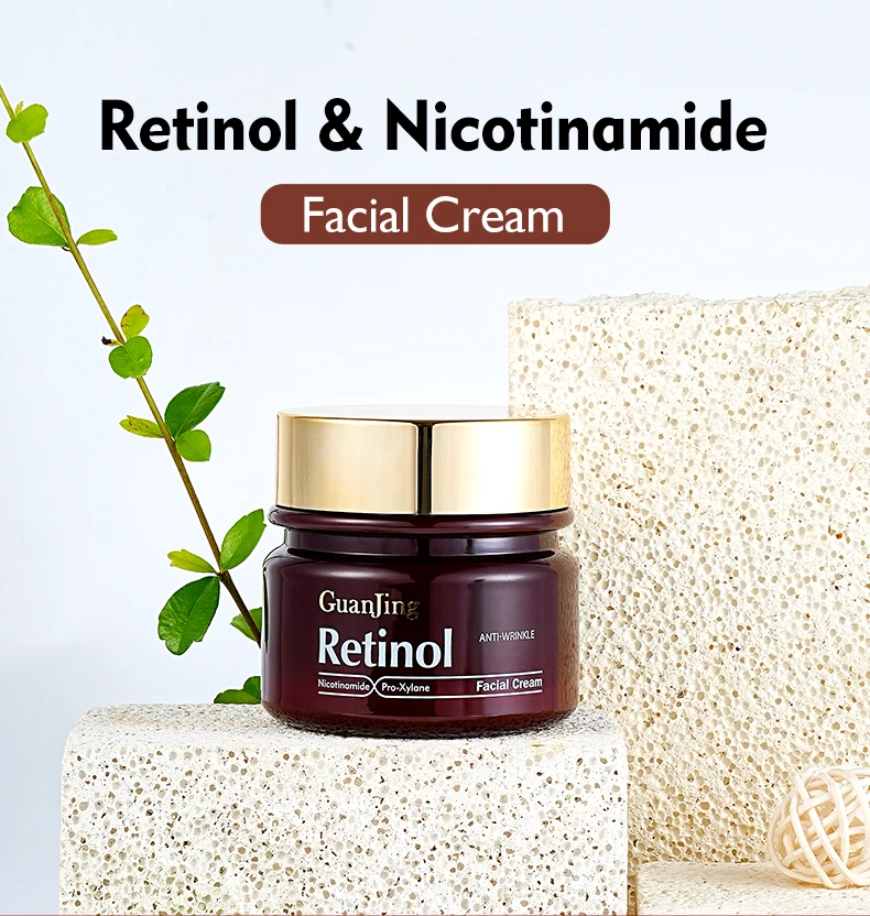 GuanJing retinol face cream anti wrinkle moisturizing face cream skin whitening cream for dark black skin