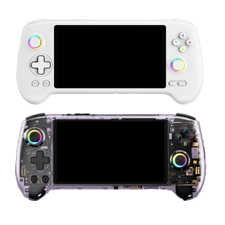 Console De Jeu Portable Retro RG557 – Android 14, Écran AMOLED 5,48″, 12 Go RAM, 256 Go Stockage, Processeur Dimensity 8300 Et Batterie 5500 MAh