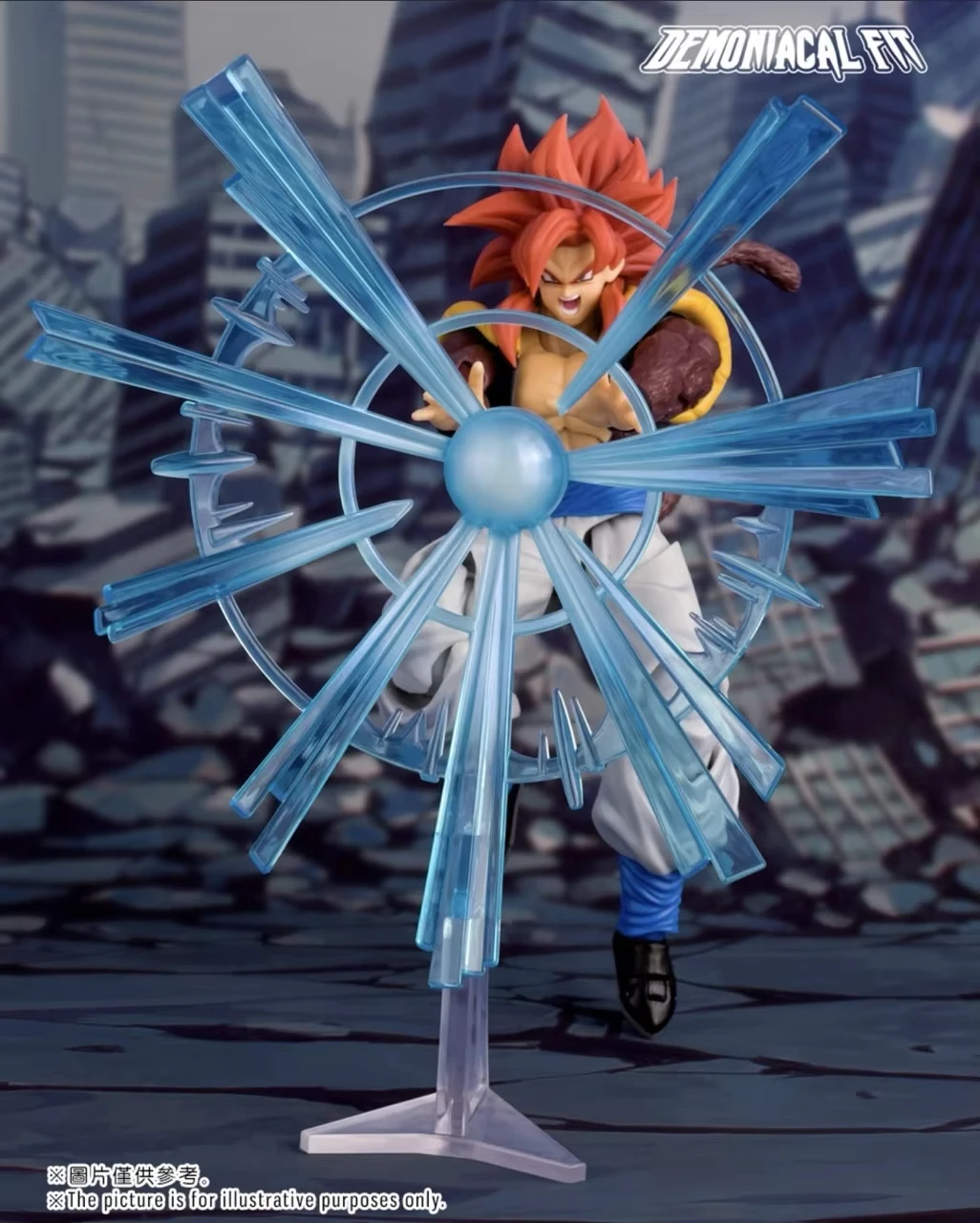 New Demoniacal Fit SSJ4 Gogeta Action Figure Drag0n Ball GT 3.0