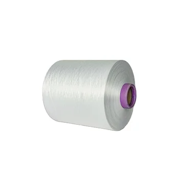 High Tenacity Textured Yarn White Intermingled Material 100D Denier 48 Filament DTY 100% Polyester