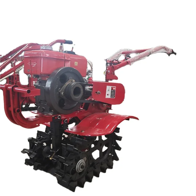 Mini Land Cultivation Machine 7hp Farm Mini Diesel Motocultor Power Tiller Two Wheel Mini Walking Hand Tractor Prices