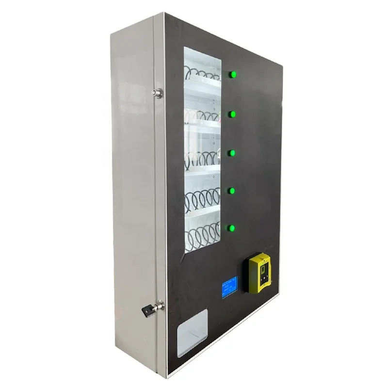 Customized Color Mini Wall Mounted Sanitary Pad Snack Condom Candy Tea Bag Electronic Vending Machine