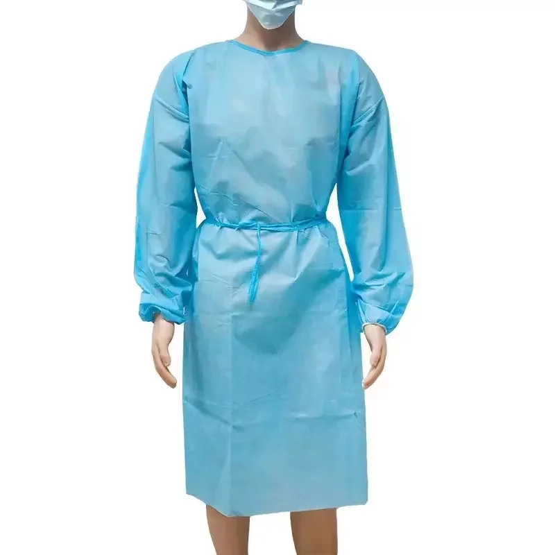 Disposable for Hospital Gowns Medical Doctor Veterinary Feeder Work Wear Surgical Gown
