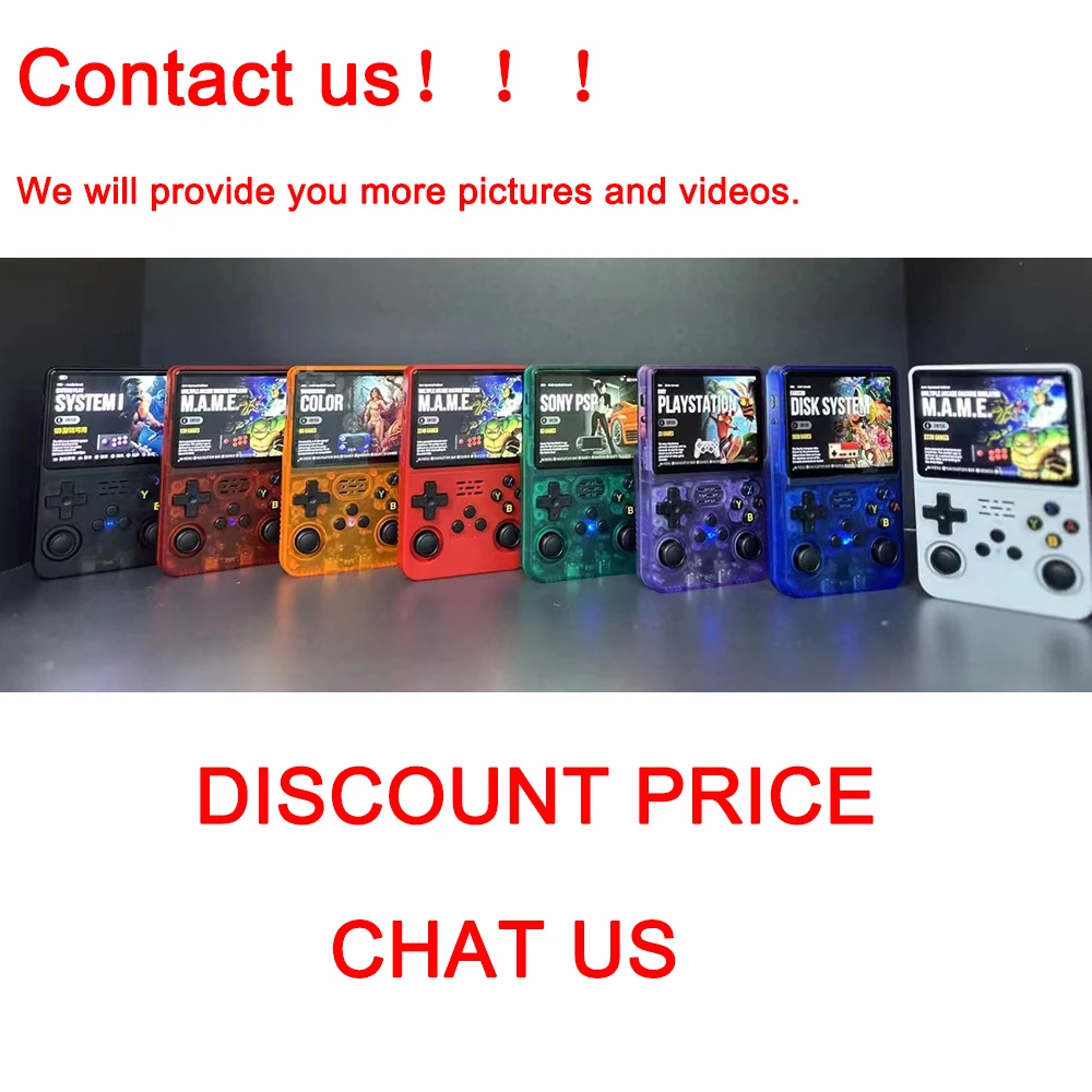 Console de jeu portable - ZIGOH - R36 - 4.0 pouces - 128 Go - Bleu