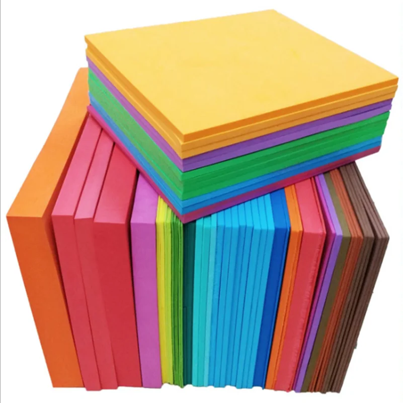 
 Color EVA Foam Sheet A4 33X49CM 50*70CM  1mm 2mm 3mm 4mm 5mm 6mm 7mm 8mm 9mm 10mm Thick  