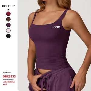 Custom High Quality Tight Yoga Vest Quick-Drying Breathable Workout Wear Women Outdoor Gym Running Sports Bra