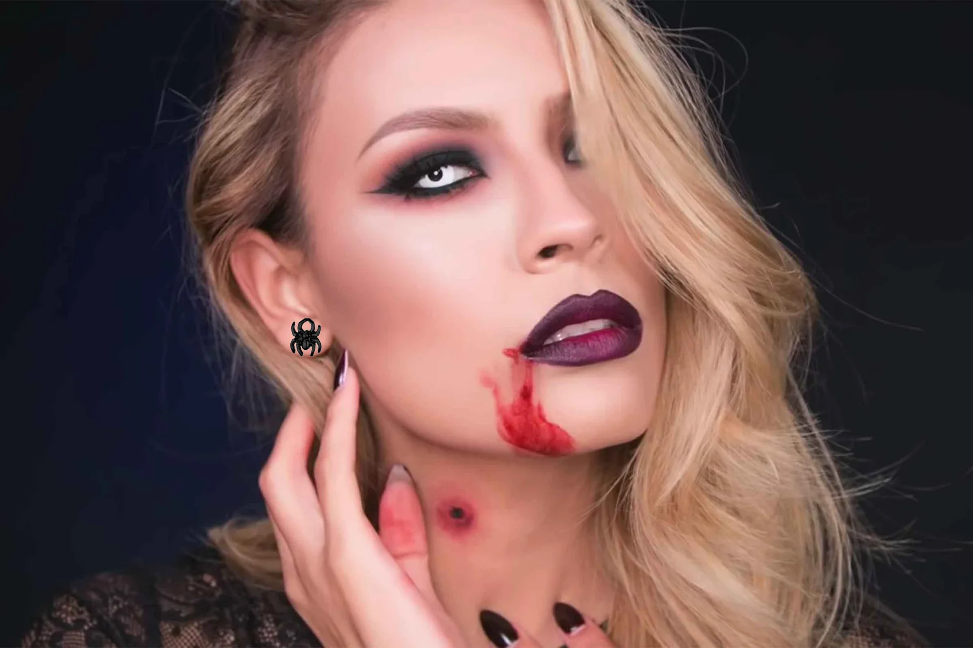 3 Paires De Boucles D'oreilles Halloween – Citrouille, Squelette, Araignée, Fantôme – Légères Et Adorables