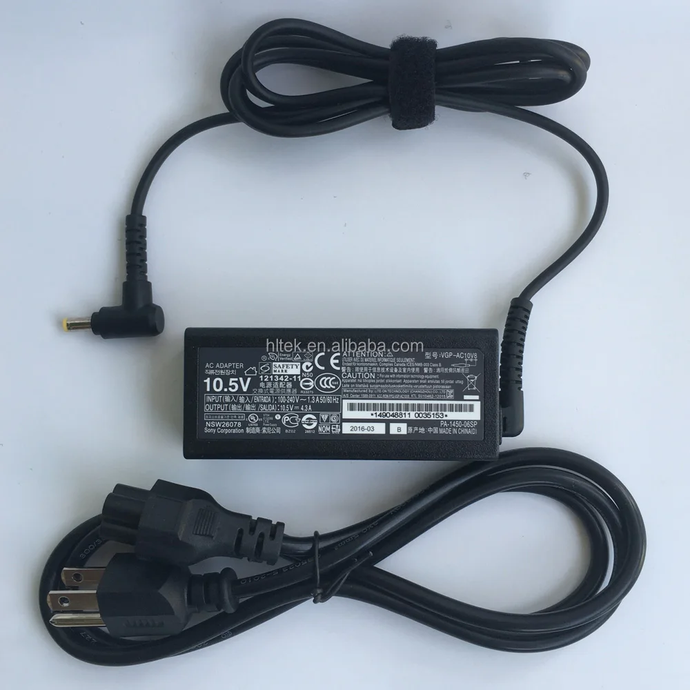 Original 10.5V 4.3A VGP-AC10V8 AC Adapter for SONY Vaio DUO 10 11 13 Series New 
