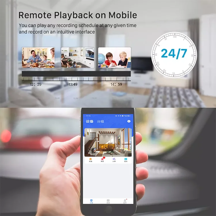 Wireless Home 8ch 5mp Cctv Surveillance Kit Indoor Outdoor Wifi Camera