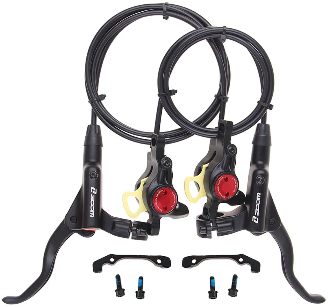 Zoom Hydraulic Disc Brake Set For Mountain Bikes Bmx Oem