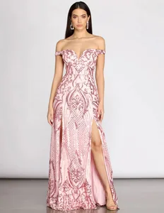 Spring and Summer New Cross-border European and American Sequined Women's Party Dress Club Sequined Dress