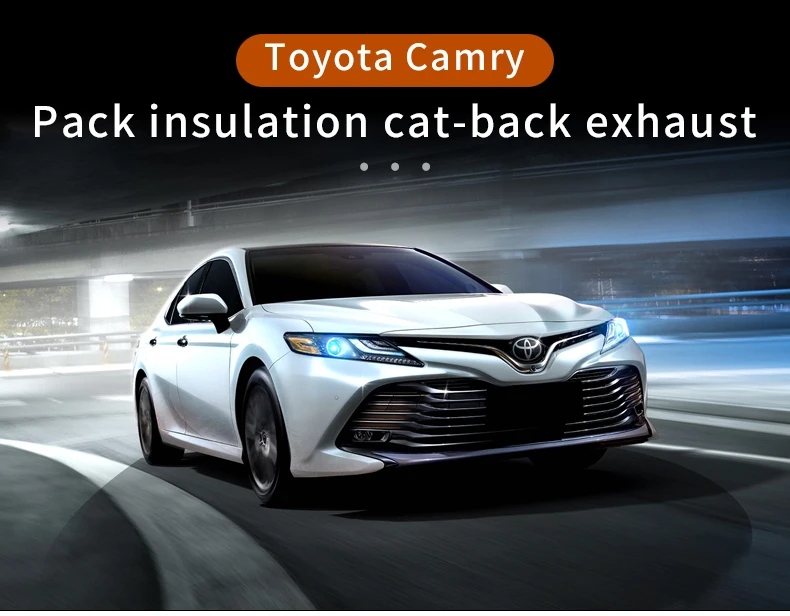 Exhaust Stainless Steel Catback System Exhaust Pipe For Toyota Camry SE 2.5 CLY  2019 Exhaust Catback System