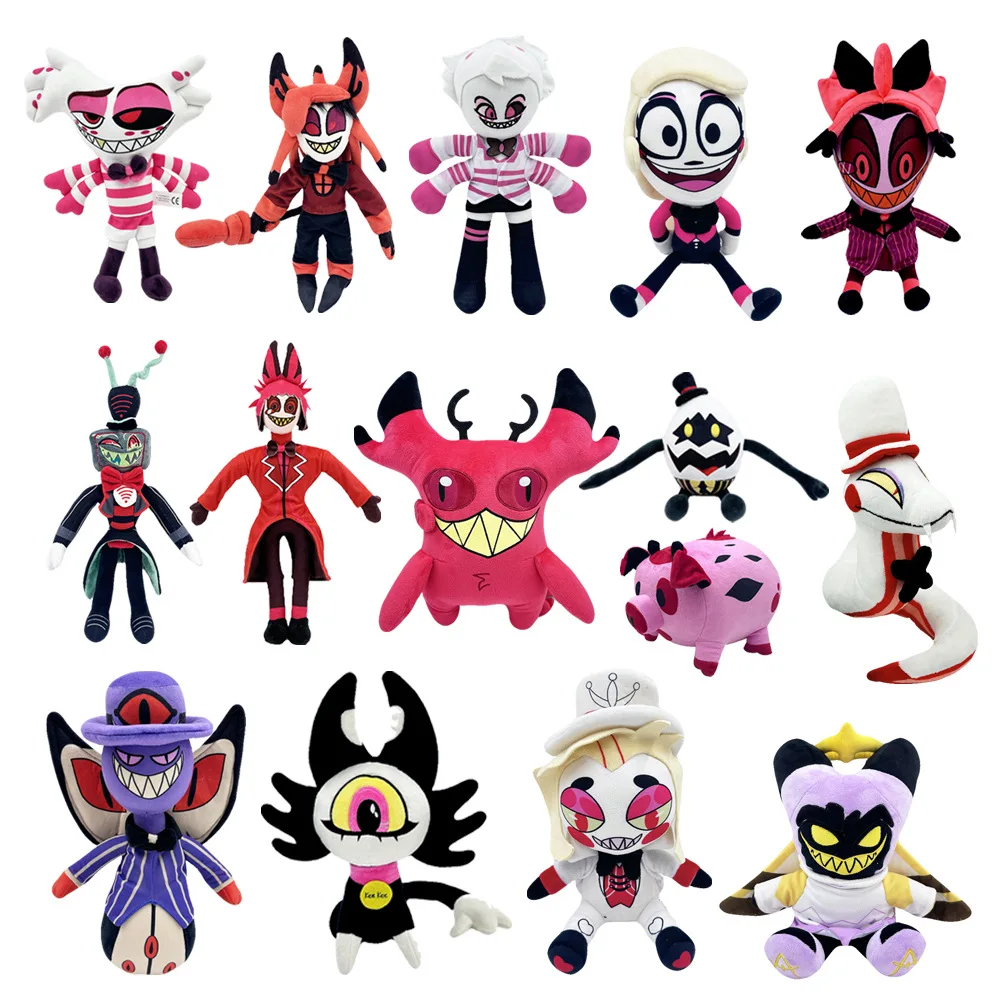 New Hazbin Hotel Plush Charlie Morningstar Alastor Series Dolls Plush ...