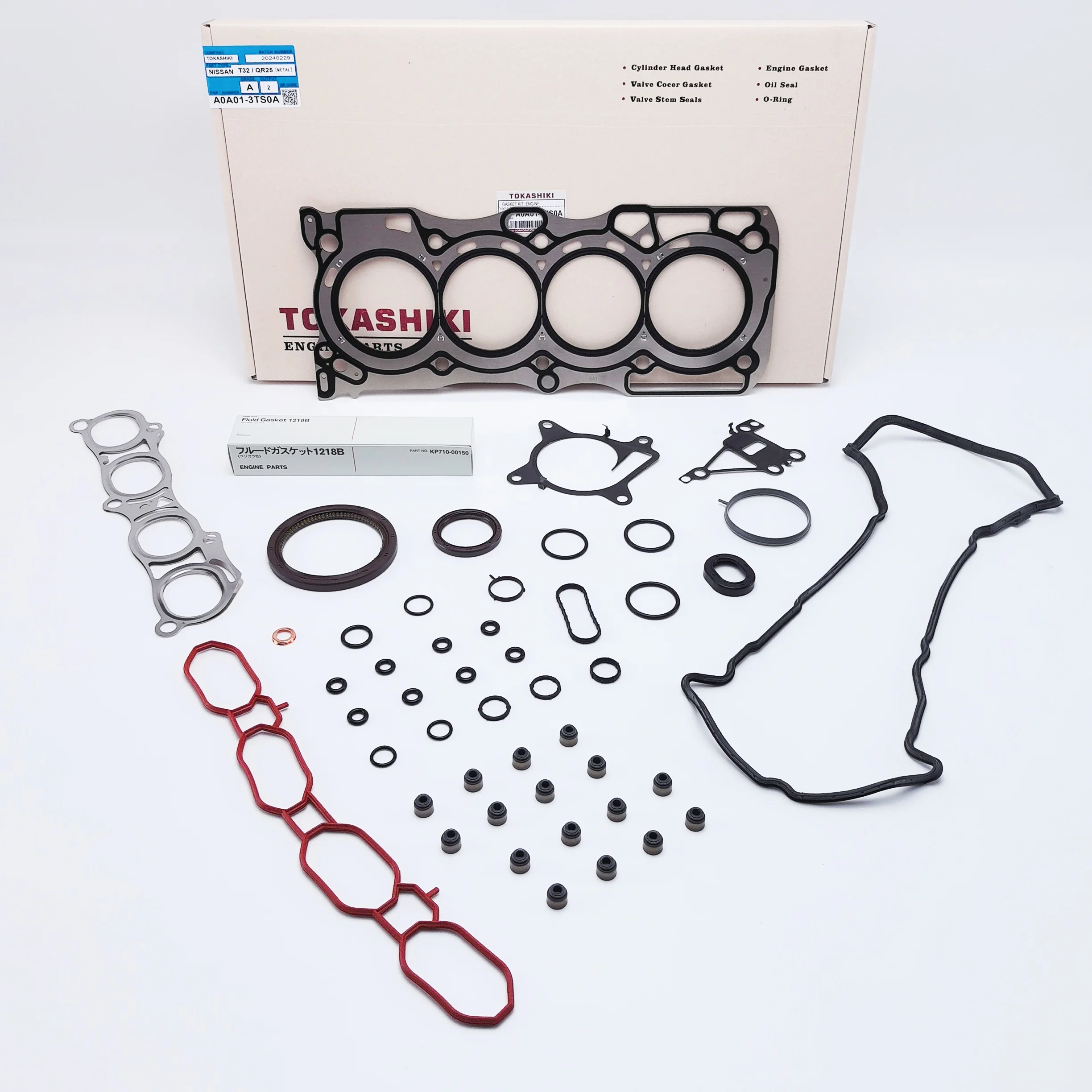 ふくまる様用 TOKASHIKI Engine Overhaul Cylinder Head Gasket Kit for Nissan QR25/T32