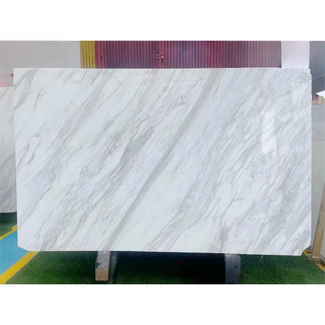 White Natural Marble Artificial Stone for Interior Decoration Public Buildings Private Villas Floor Wall & Countertops