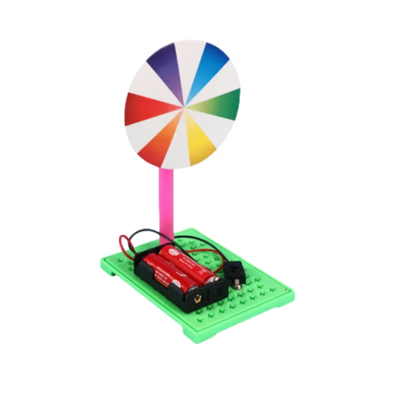Science and Technology Small Production Newton Seven Color Disk Children's Handmade Invention Maker Education STEM Science