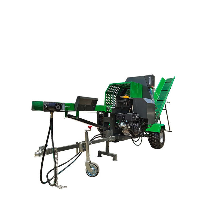 Much More Automatic Firewood Processor with Hydraulic Controlled Log Fixing Clamp