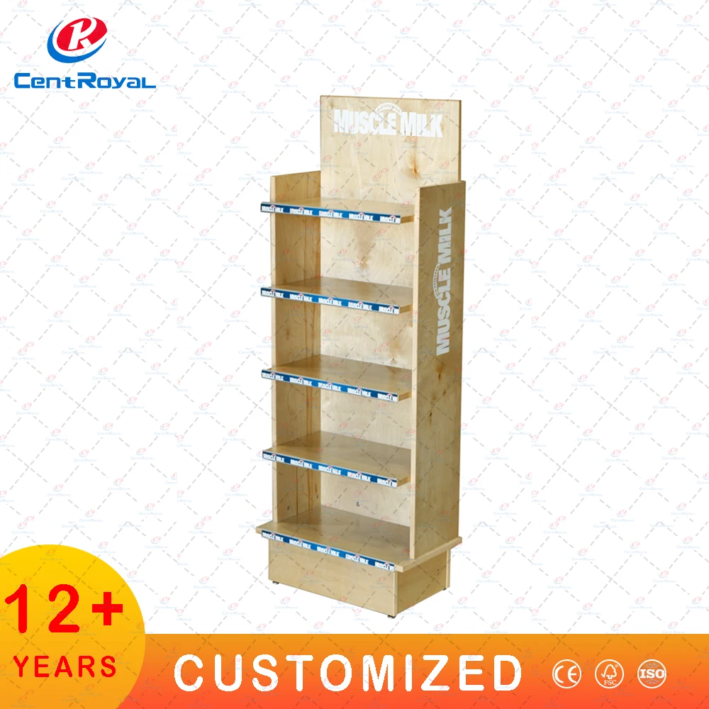 Custom Supermarket Soft Drink Display Stand Storage Rack Energy Drink