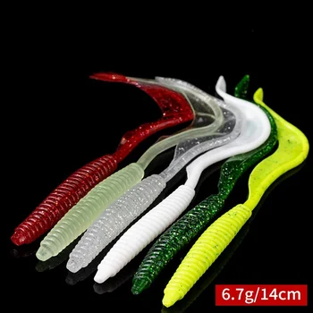 14cm 6.7g Long Soft Worm Lure Freshwater and Saltwater Fishing for River and Lake Species – Soft Lure – view 4