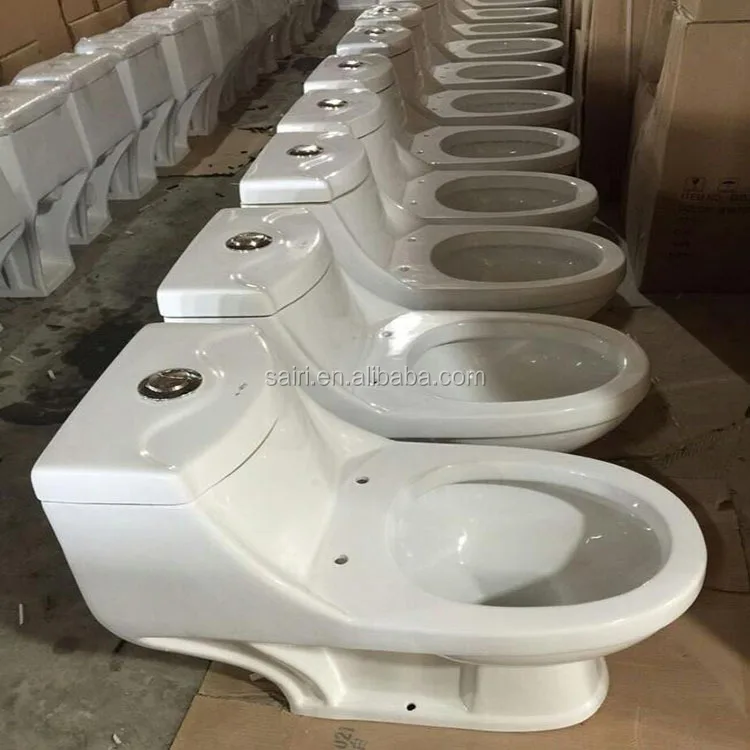 SAIRI High Quality Saudi Arabia Middle East Chaozhou Ceramic Supplier WC Sanitary Ware One Piece Toilet with Cheap Price