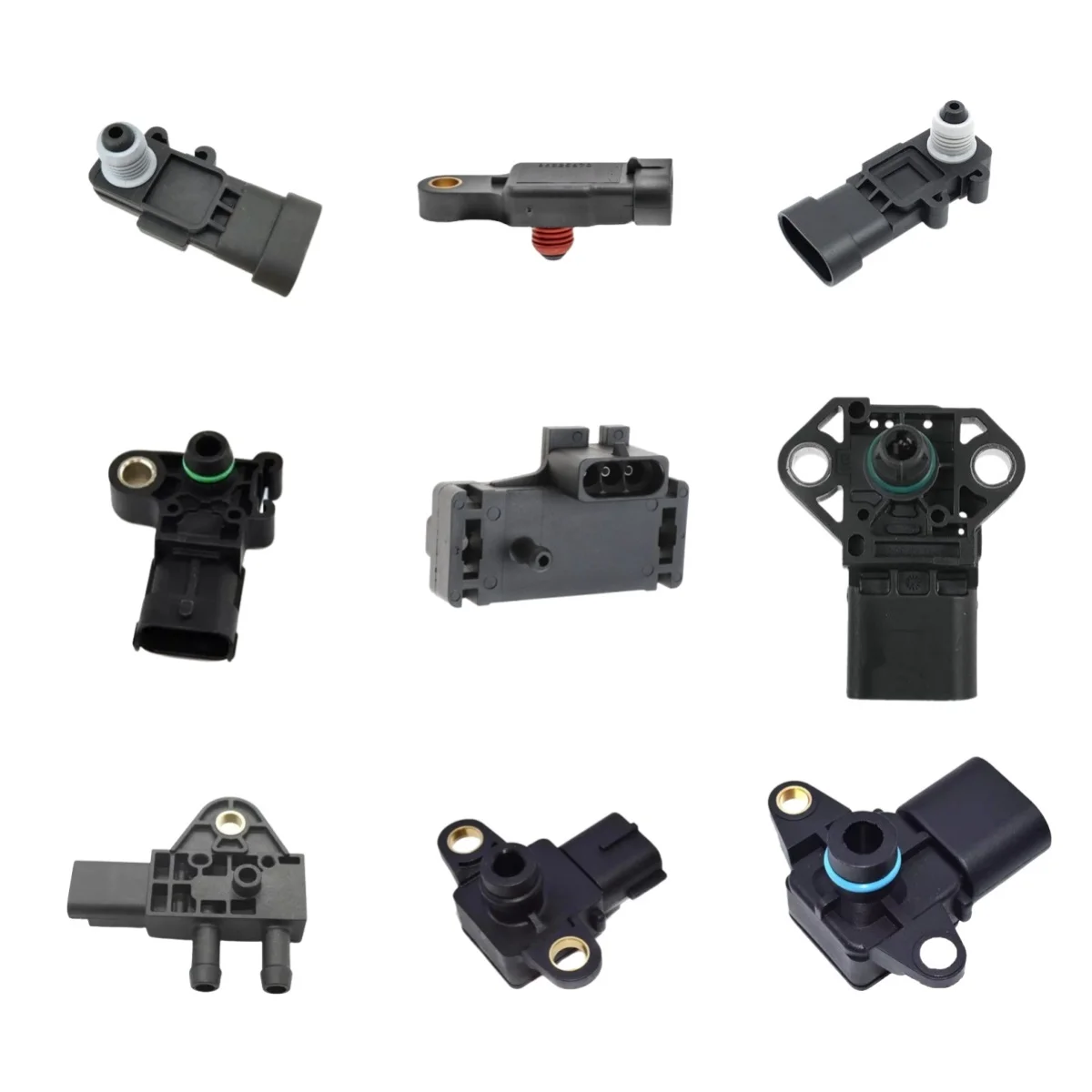 Intake Manifold Air Pressure Sensor Automotive 1385733 1607418 0004303807 42548333 Map Sensor 24V 6 Poles for Mercedes-Benz
