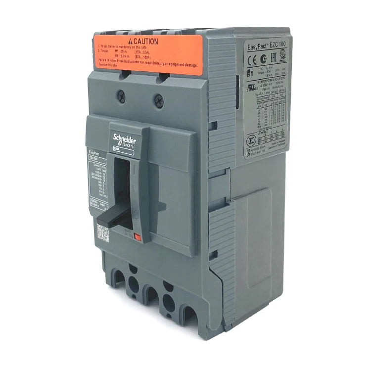 MCCB New Model Merlin Gerin 75A 80A 100A EZC100F Easypact EZC Molded case Circuit Breaker