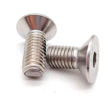 Stainless Steel M7 M13 M15 High Quality M6 X 25 Hex Hexagon Socket Flat ...