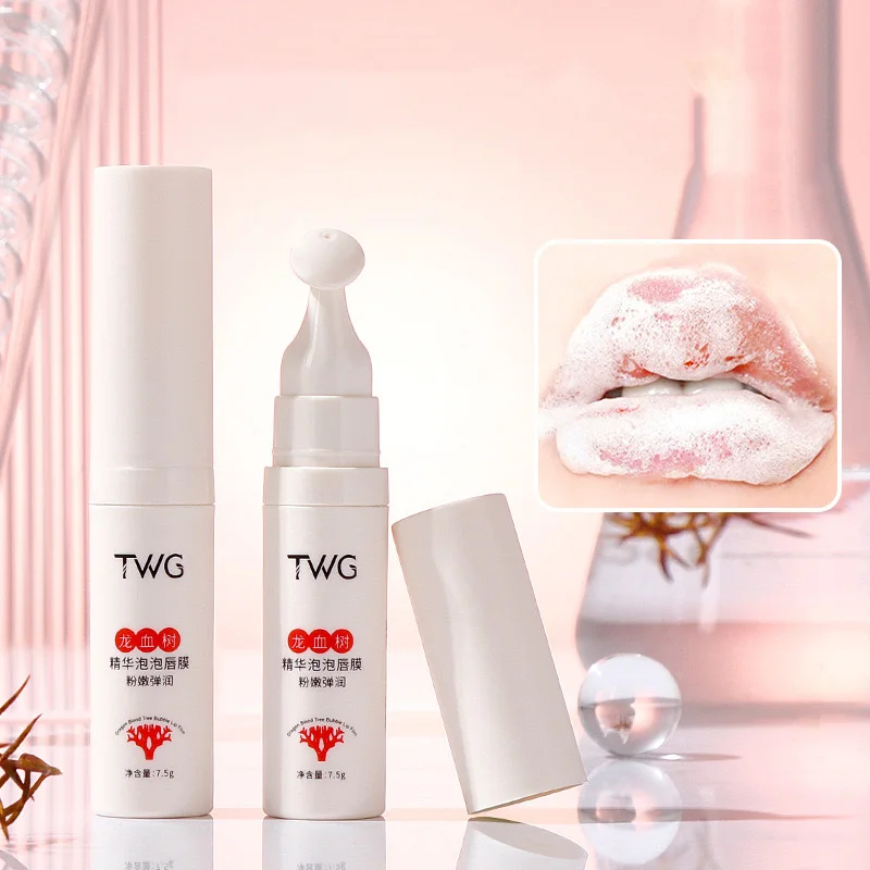 TWG Private Label Anti Chapping Bubble Lip Mask Exfoliating Dracaena Bubbling Lip Scrub Lip Mask Gel