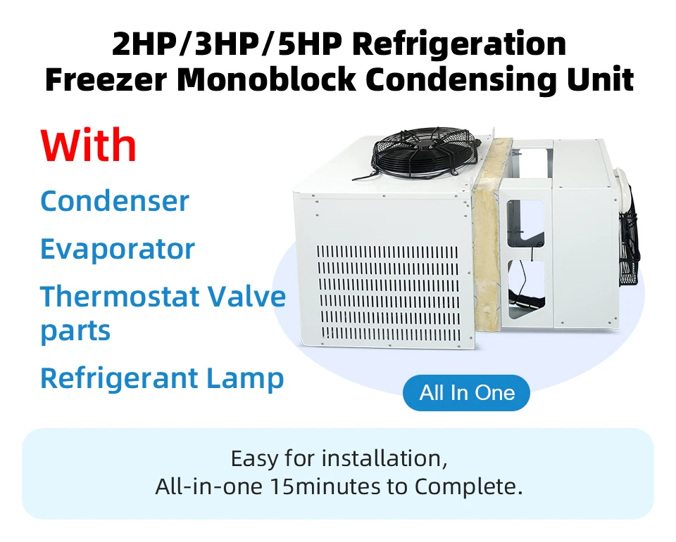 Storage Monoblock Refrigeration Unit, 110V, -22- 8℃ - detail 2