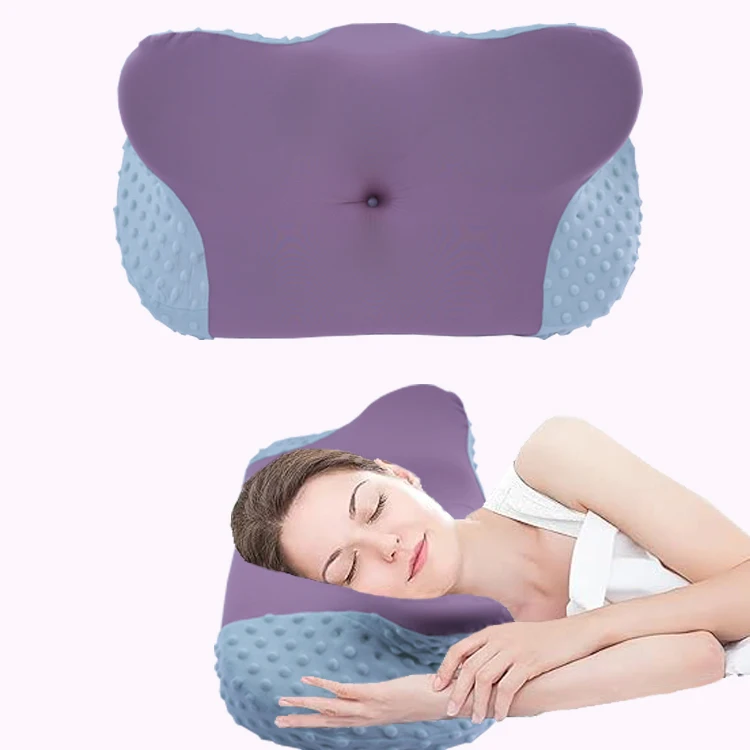 Cervical Butterfly Wedge Slow Rebound Memory Foam Bed Pillow Custom Ergonomic Memory Foam Pillow Noise Reduction for Sleeping