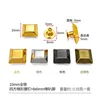 10mm iron square trapezoidal rivet with a set of 8x6mm flared feet