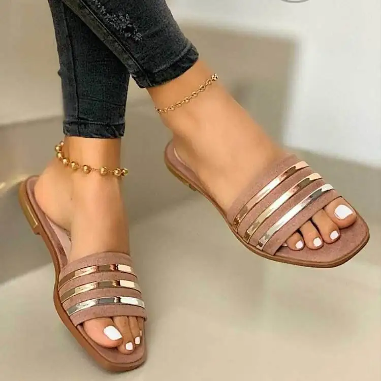 Flat Sandals Closed Toe Sandals Sale Slingback Plain Flat Peep Toe