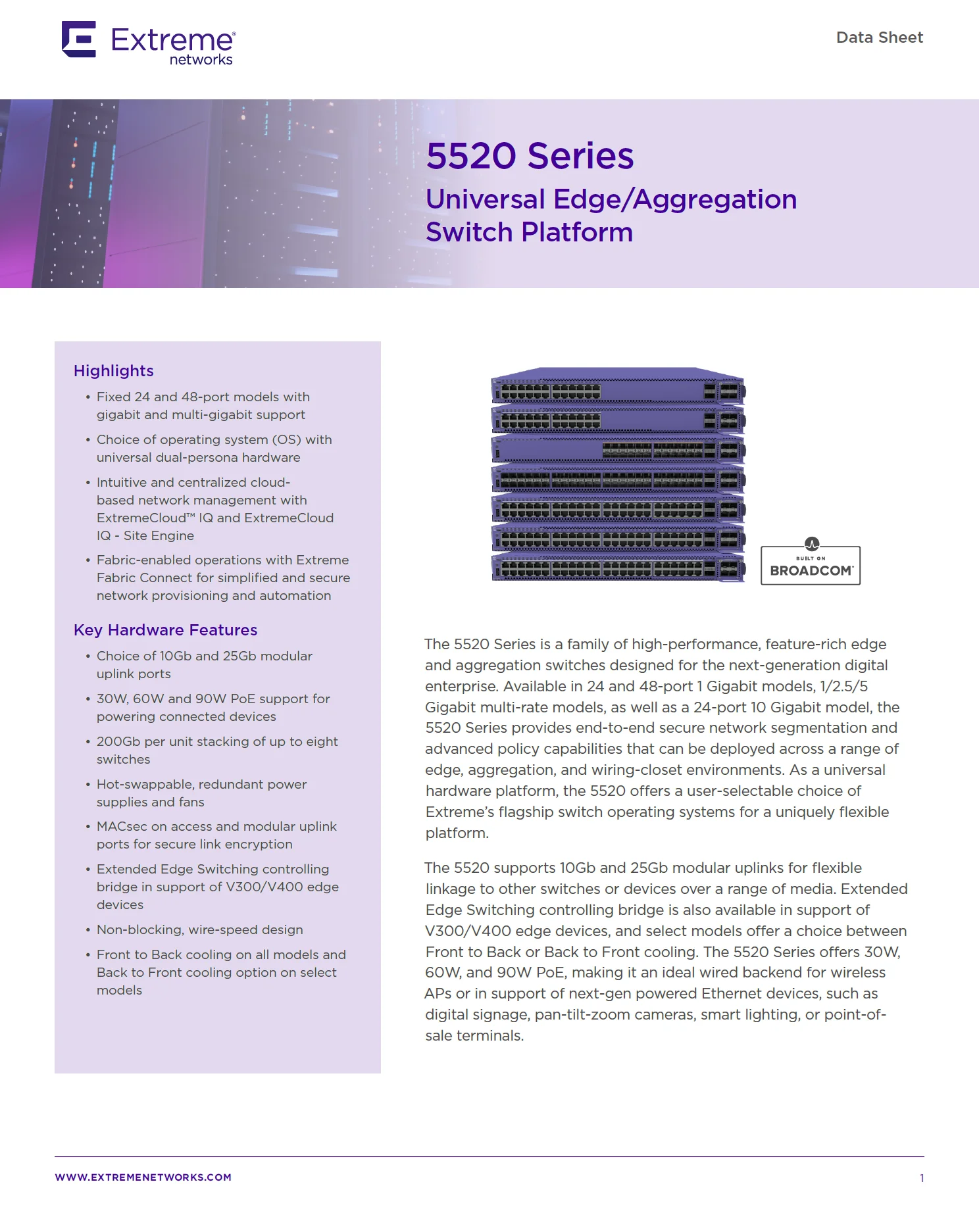 extreme-networks-extremeswitching-5520-24-port-sfp-fiber-switch-5520