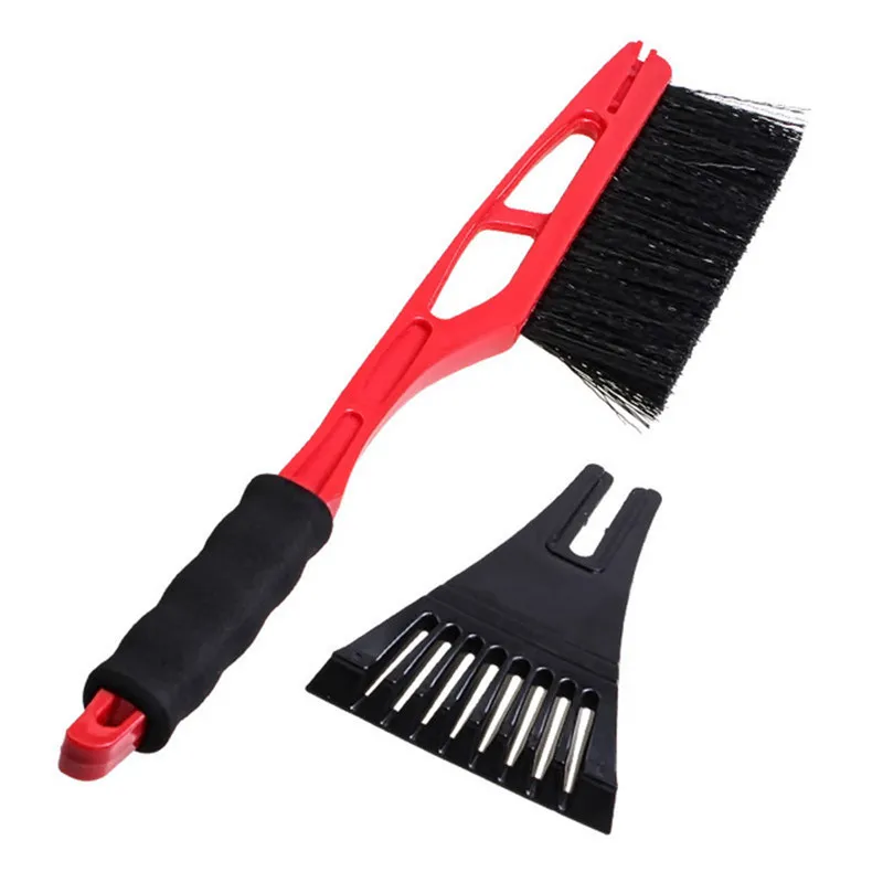 CAR Plastic Snow Brush Ice Scraper Red/Blue/Green Color
