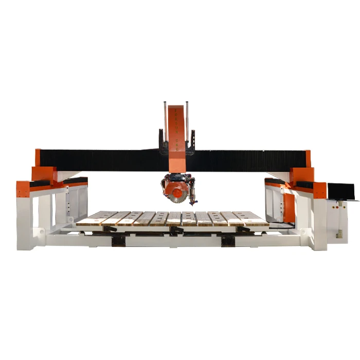 ICON4 5 Axis CNC Bridge Saw Cutting Machine for Granite Marble Quartz ...