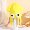 Gorro de pulpo amarillo