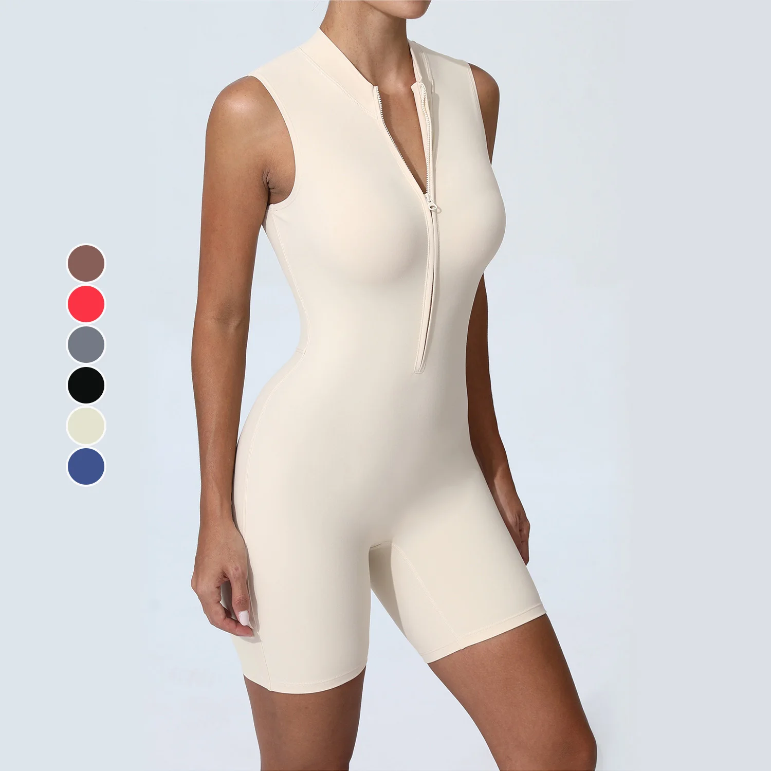 Best Quality Women's Summer Sleeveless Yoga Bodysuit Dance Fitness