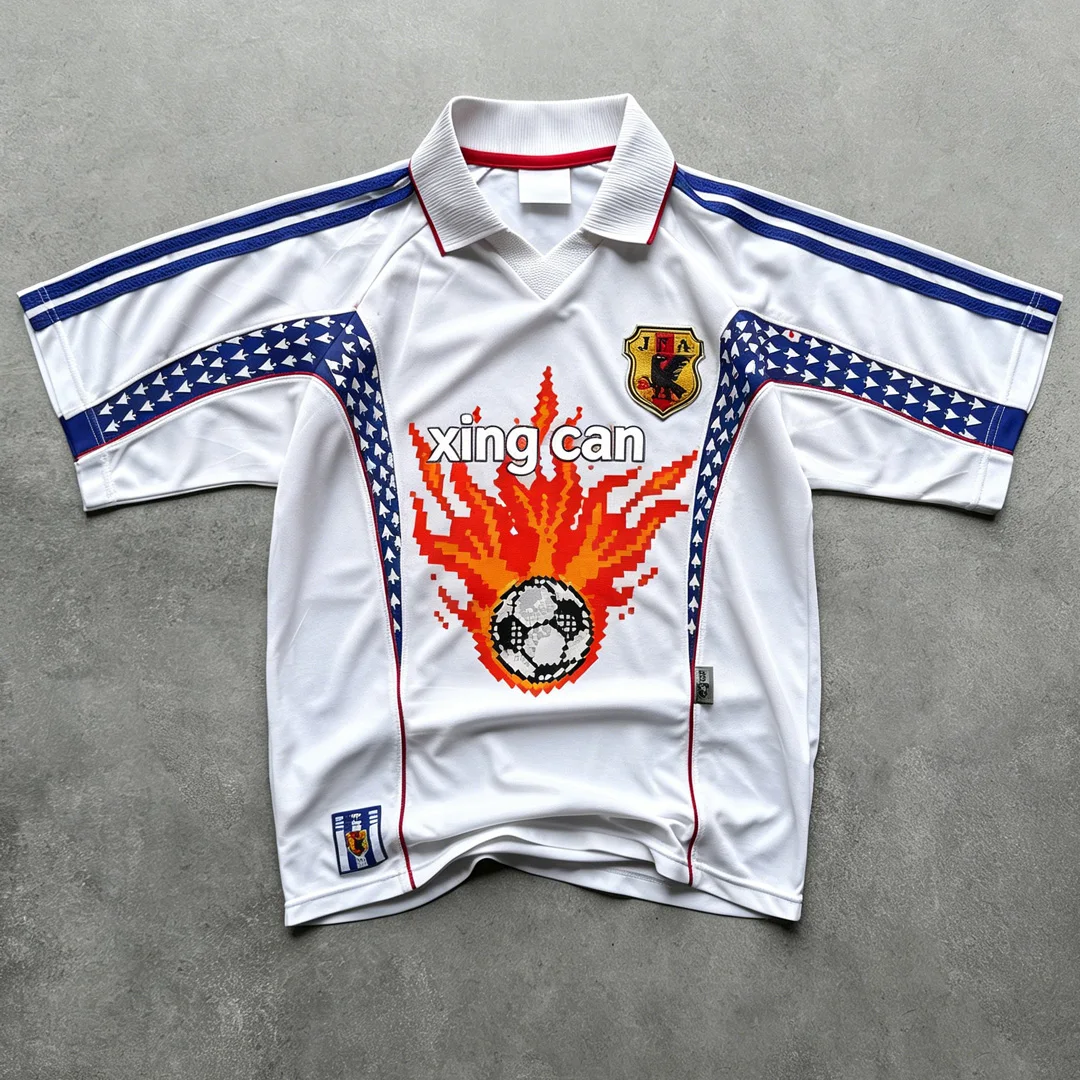 Vintage Raglan Katoen Voetbalpolo Aangepaste Kleurbluk / Borduurwerk / Skynsteen / Skerm Uitdrukking Lugdeurdringende Mansportpolo Hemp