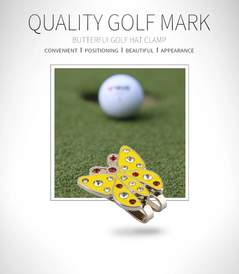 PGM MK004 oem golf ball marker hat clip cute golf marker clip 企业官网