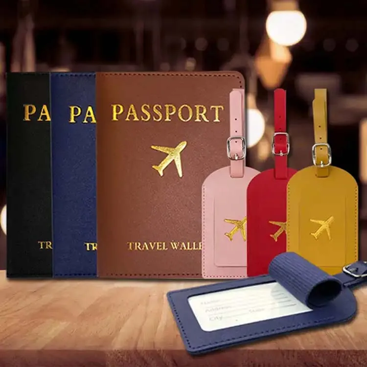 Porte-Passeport En Cuir Noir El Portal - Neuf Avec étiquettes