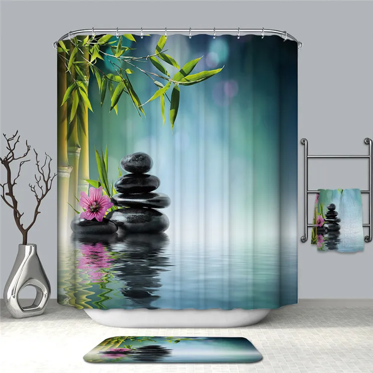 
 Shower Curtains for Bathroom Showers and Bathtubs, 72 x 72 inches Long, Hooks Included  
