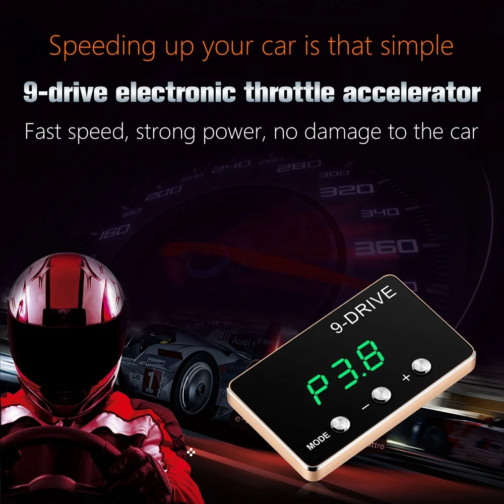 Гоночный режим Авто 9 приводной автомобиль электронный F1 сильный бустер Электроника Автомобильная производительность ускоряющий контроллер дроссельной заслонки