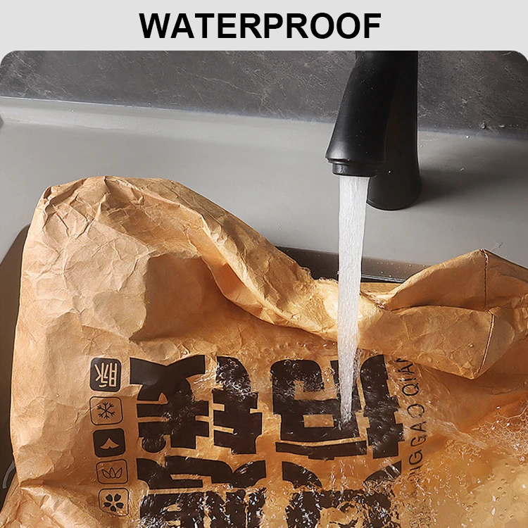 Environmental Kraft Washable Waterproof Tyvek Paper Bag Dupont Paper Bag Insert